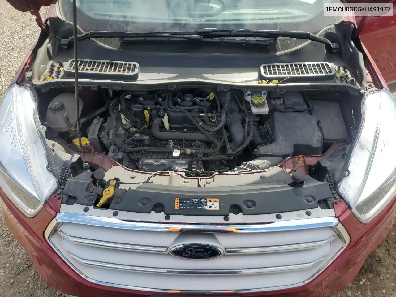 1FMCU0GD5KUA91977 2019 Ford Escape Se