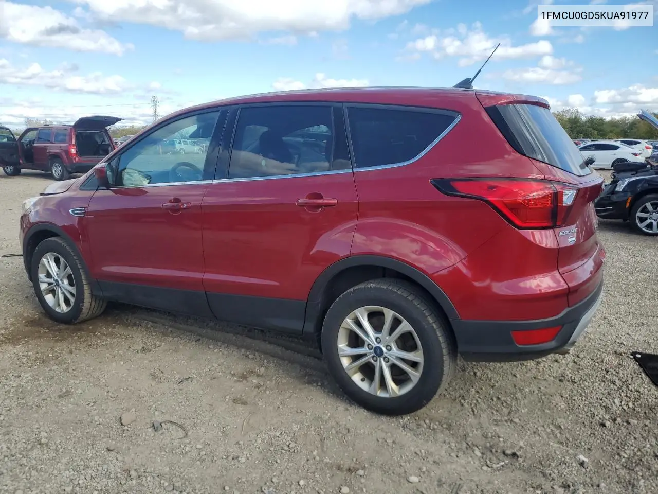 1FMCU0GD5KUA91977 2019 Ford Escape Se
