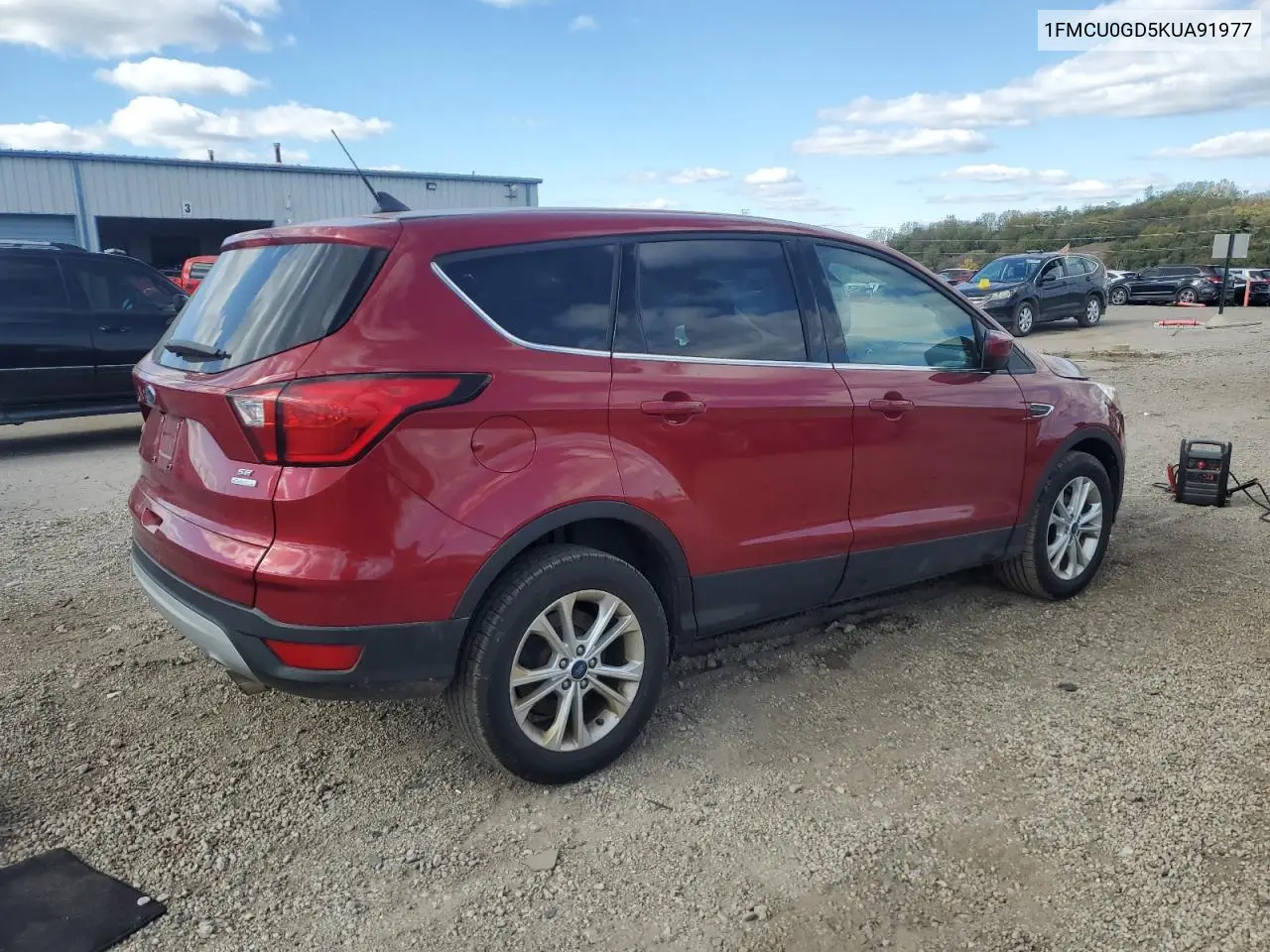 1FMCU0GD5KUA91977 2019 Ford Escape Se