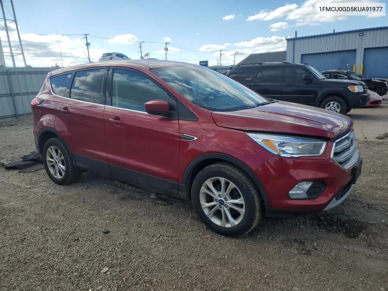 1FMCU0GD5KUA91977 2019 Ford Escape Se