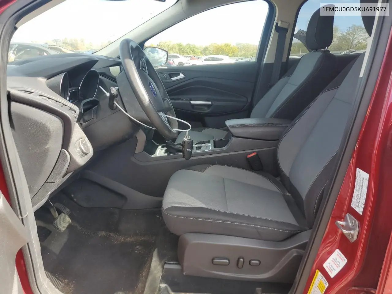 1FMCU0GD5KUA91977 2019 Ford Escape Se