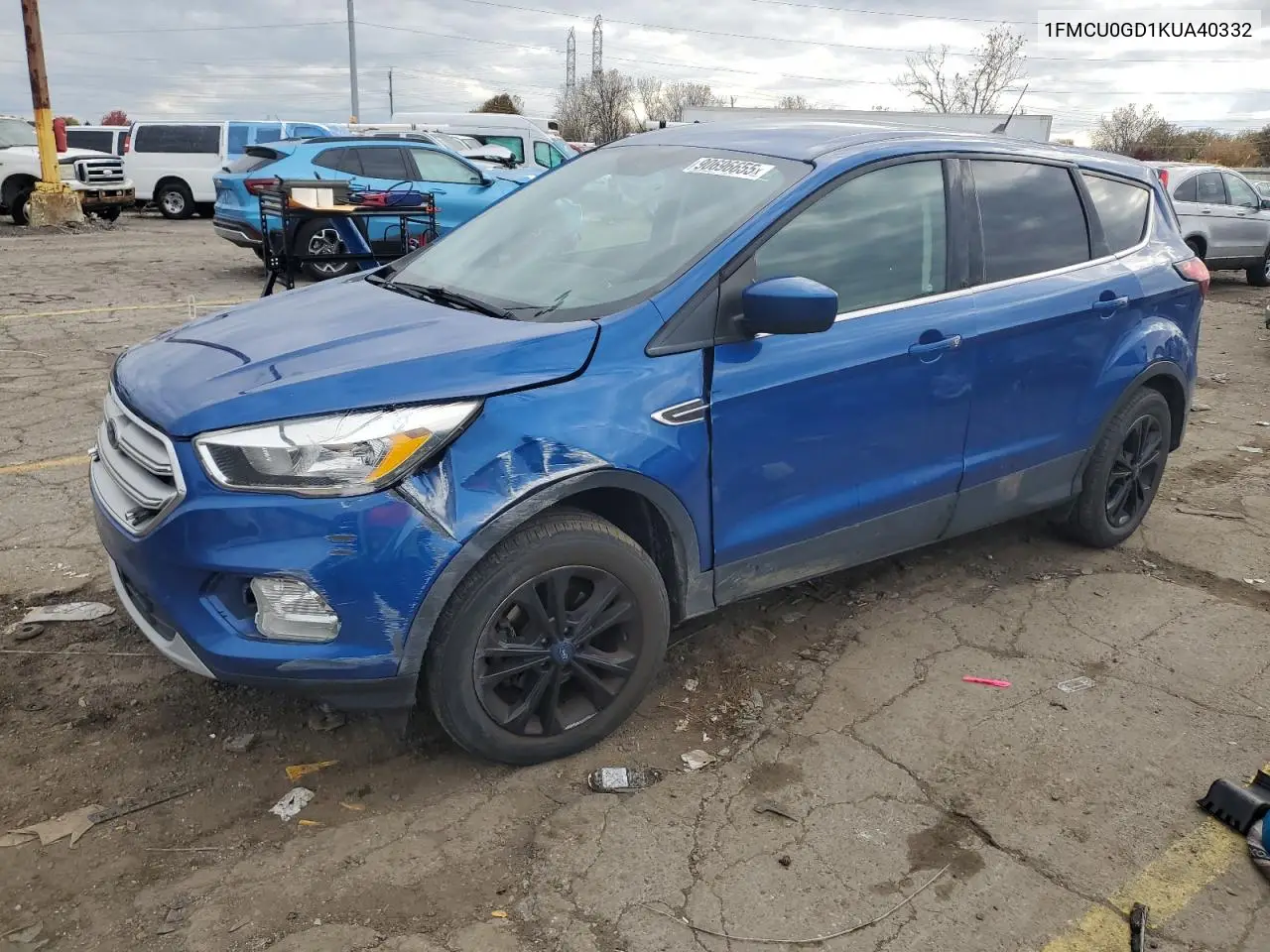 1FMCU0GD1KUA40332 2019 Ford Escape Se