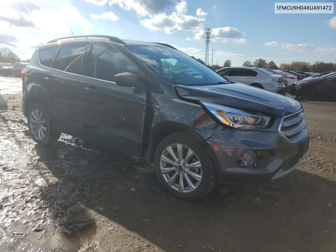 1FMCU9HD4KUA91472 2019 Ford Escape Sel