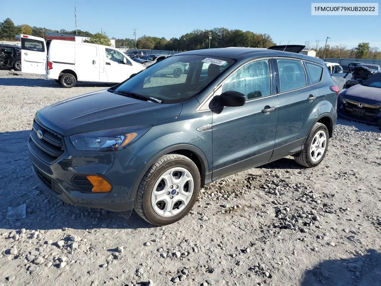 1FMCU0F79KUB20022 2019 Ford Escape S