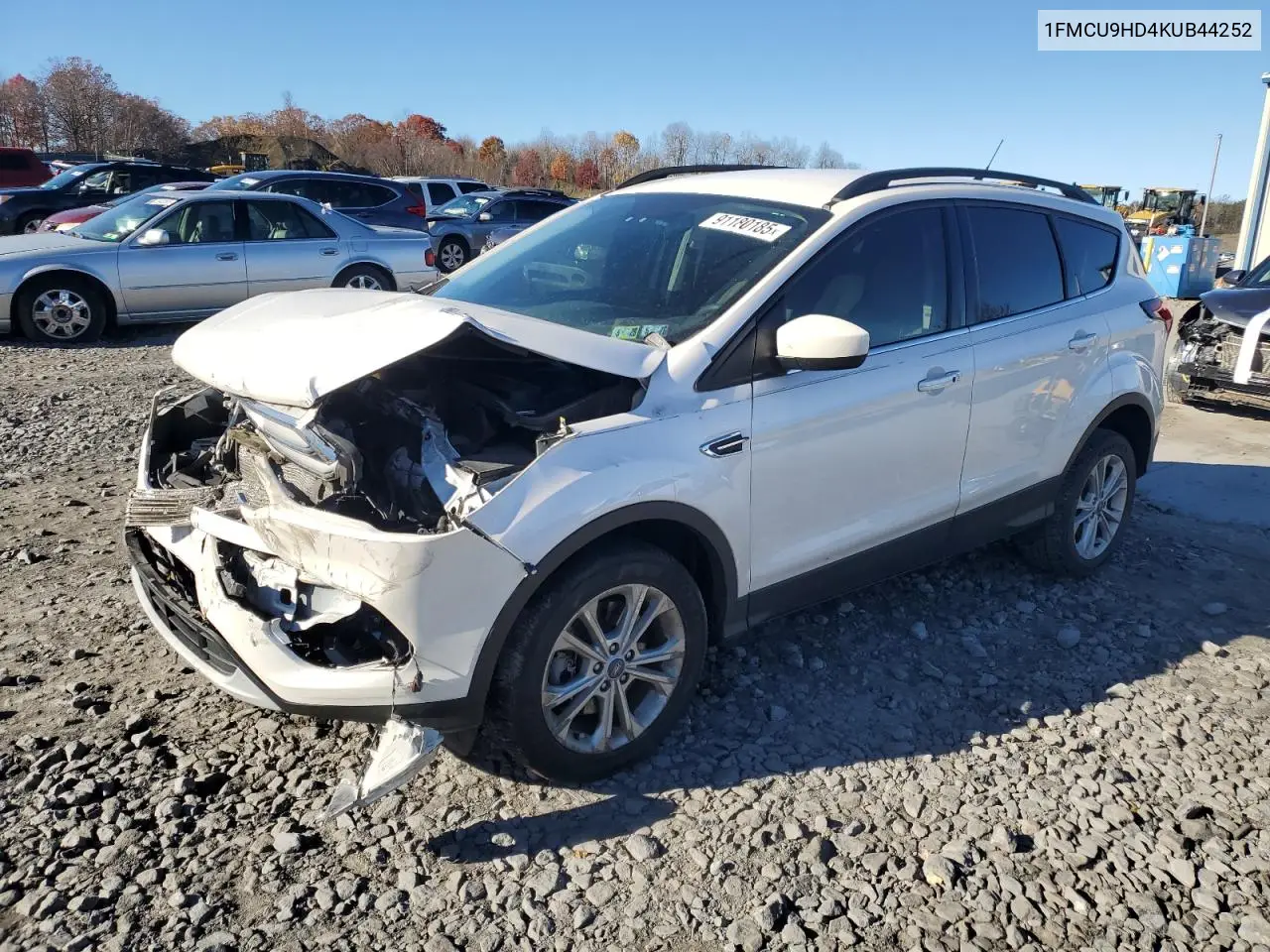 1FMCU9HD4KUB44252 2019 Ford Escape Sel