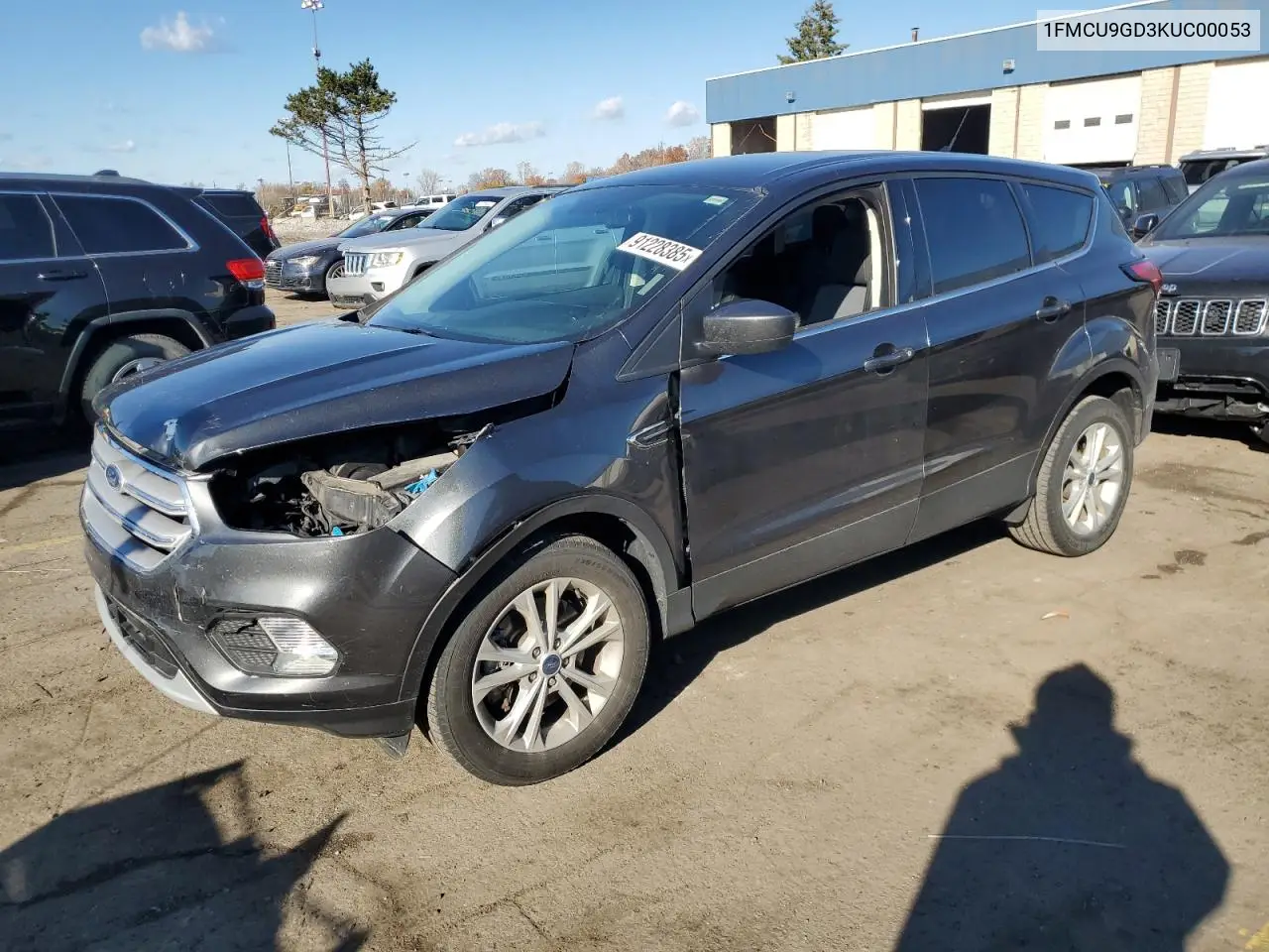 1FMCU9GD3KUC00053 2019 Ford Escape Se