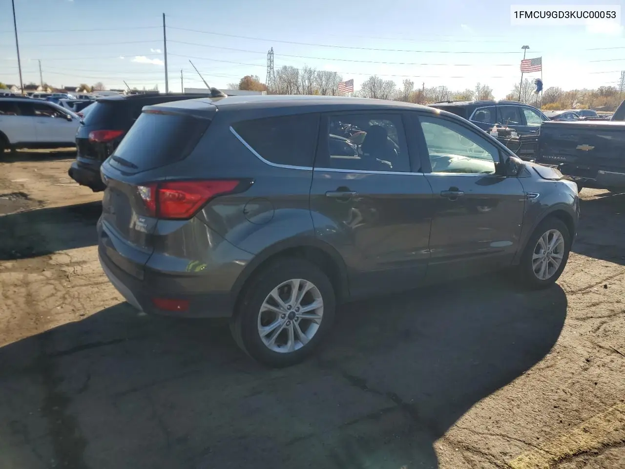 1FMCU9GD3KUC00053 2019 Ford Escape Se