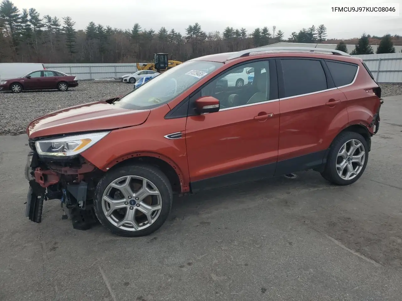 1FMCU9J97KUC08046 2019 Ford Escape Titanium