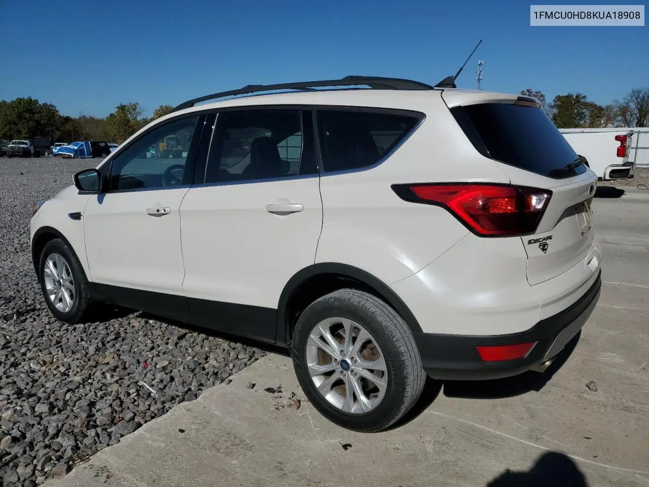 1FMCU0HD8KUA18908 2019 Ford Escape Sel