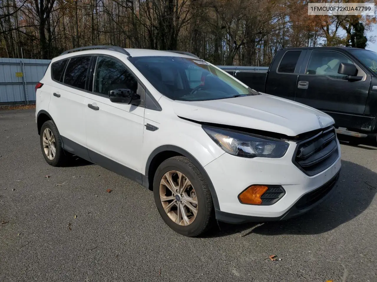 1FMCU0F72KUA47799 2019 Ford Escape S