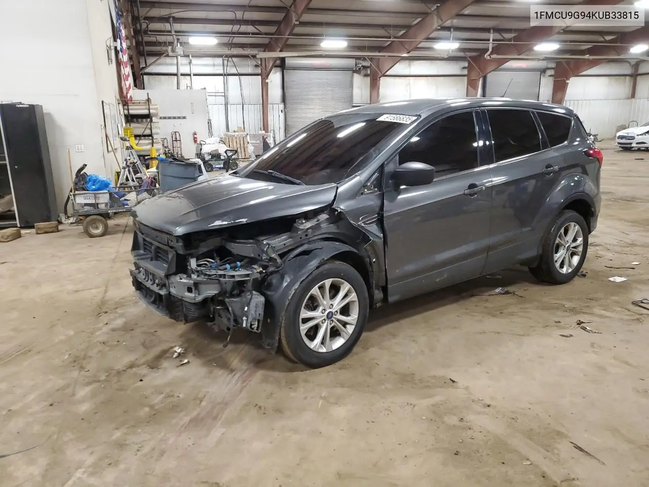 1FMCU9G94KUB33815 2019 Ford Escape Se
