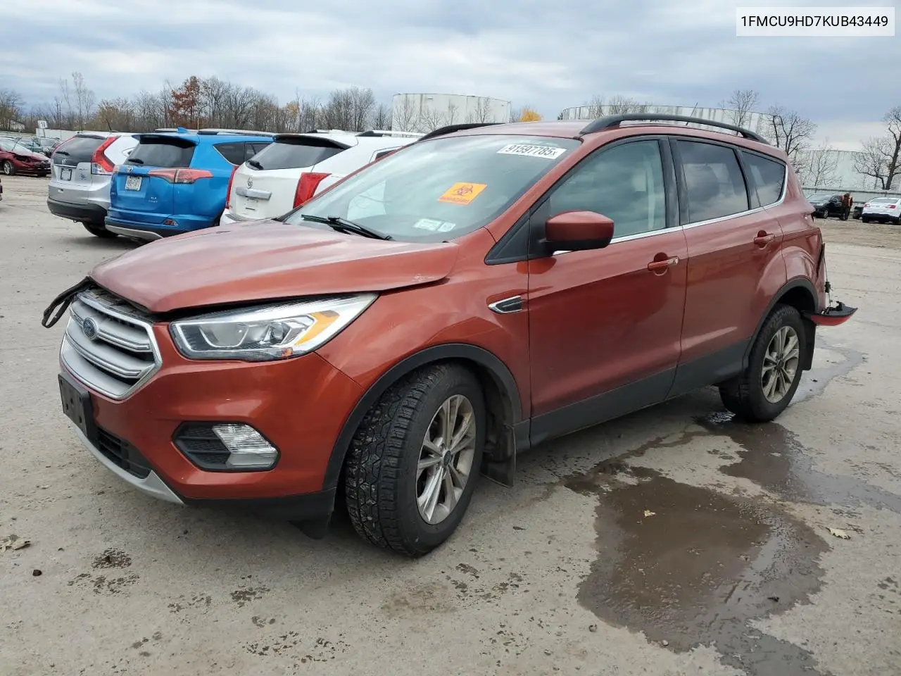 1FMCU9HD7KUB43449 2019 Ford Escape Sel