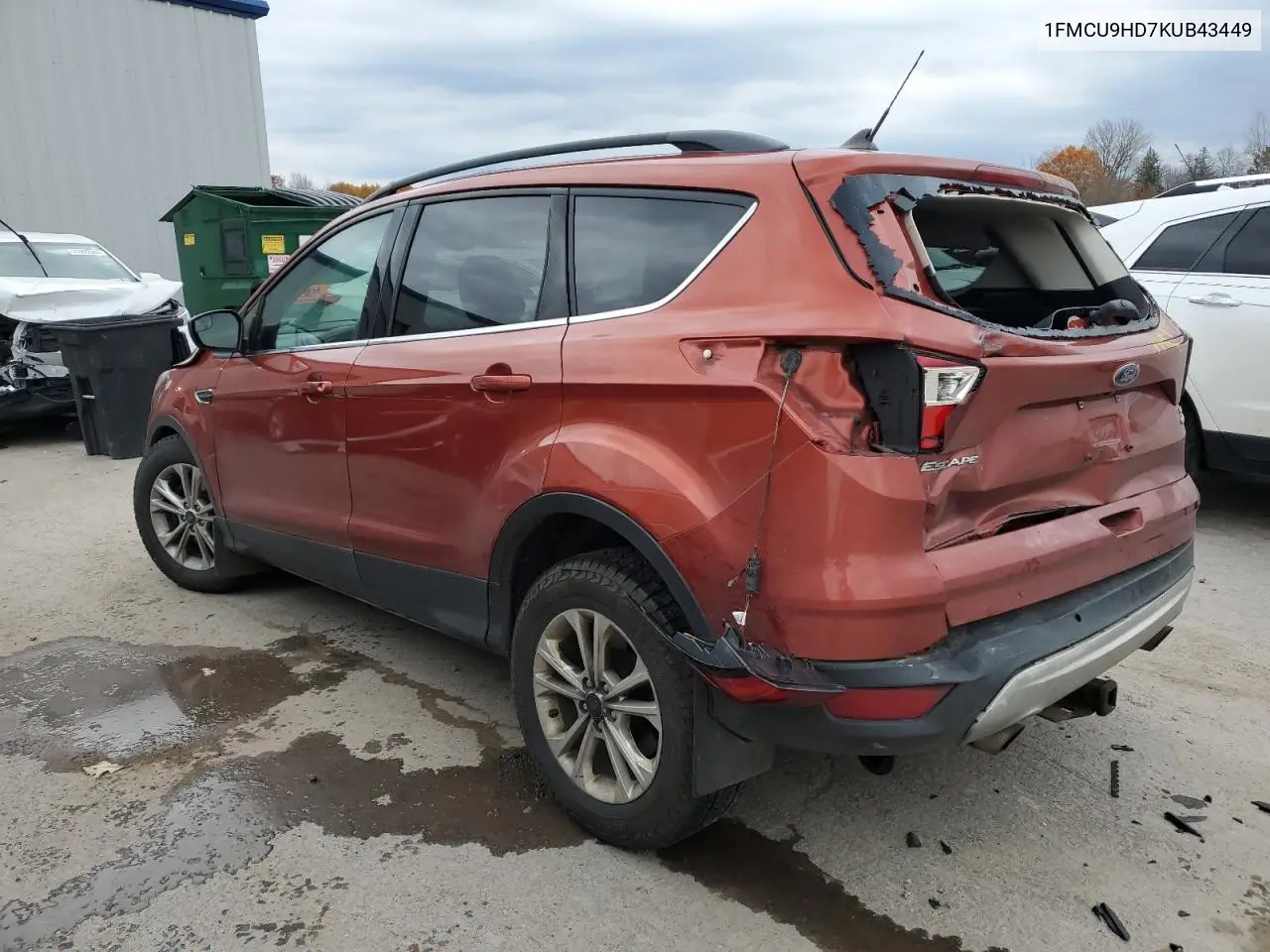 1FMCU9HD7KUB43449 2019 Ford Escape Sel