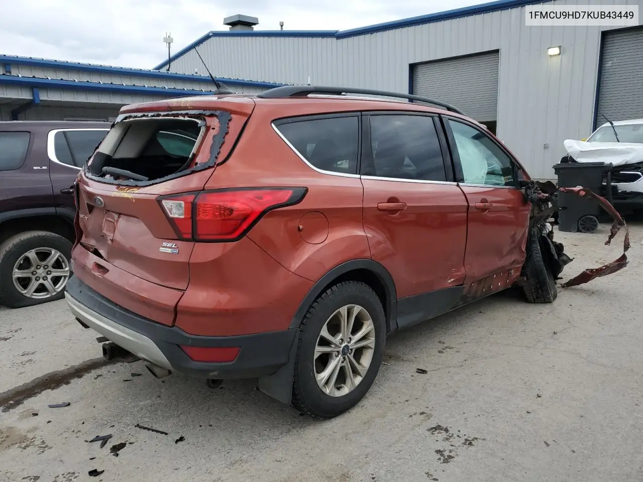 1FMCU9HD7KUB43449 2019 Ford Escape Sel