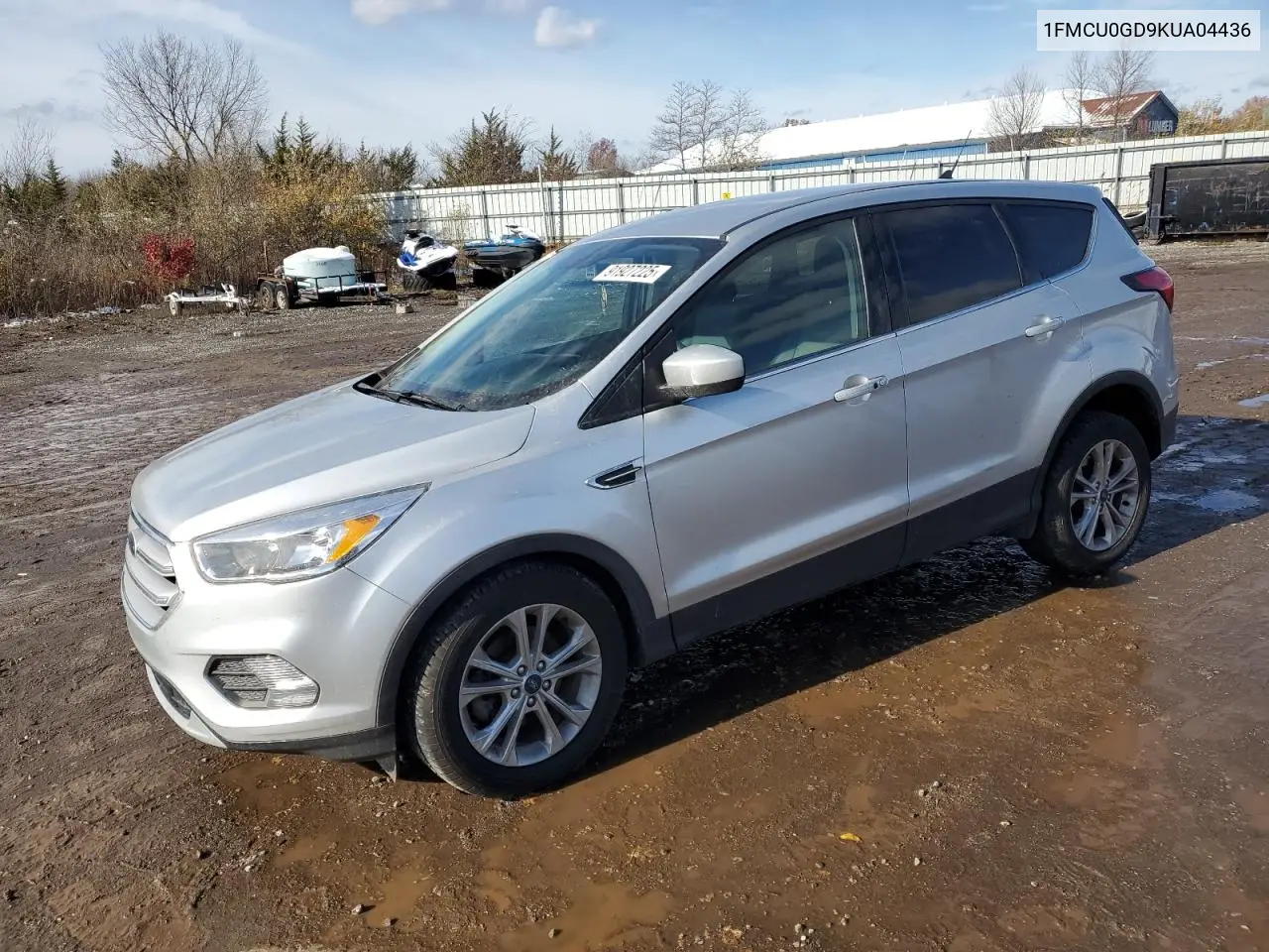 1FMCU0GD9KUA04436 2019 Ford Escape Se