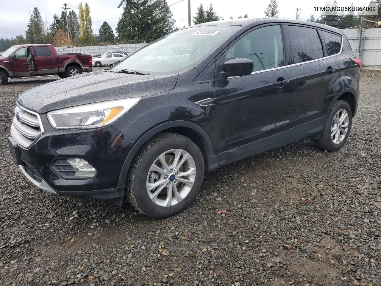 1FMCU9GD5KUB64009 2019 Ford Escape Se