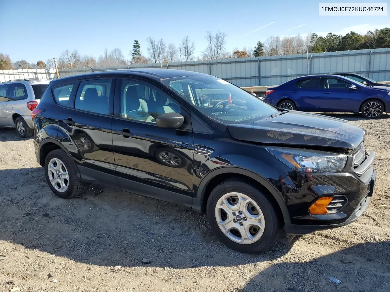 1FMCU0F72KUC46724 2019 Ford Escape S