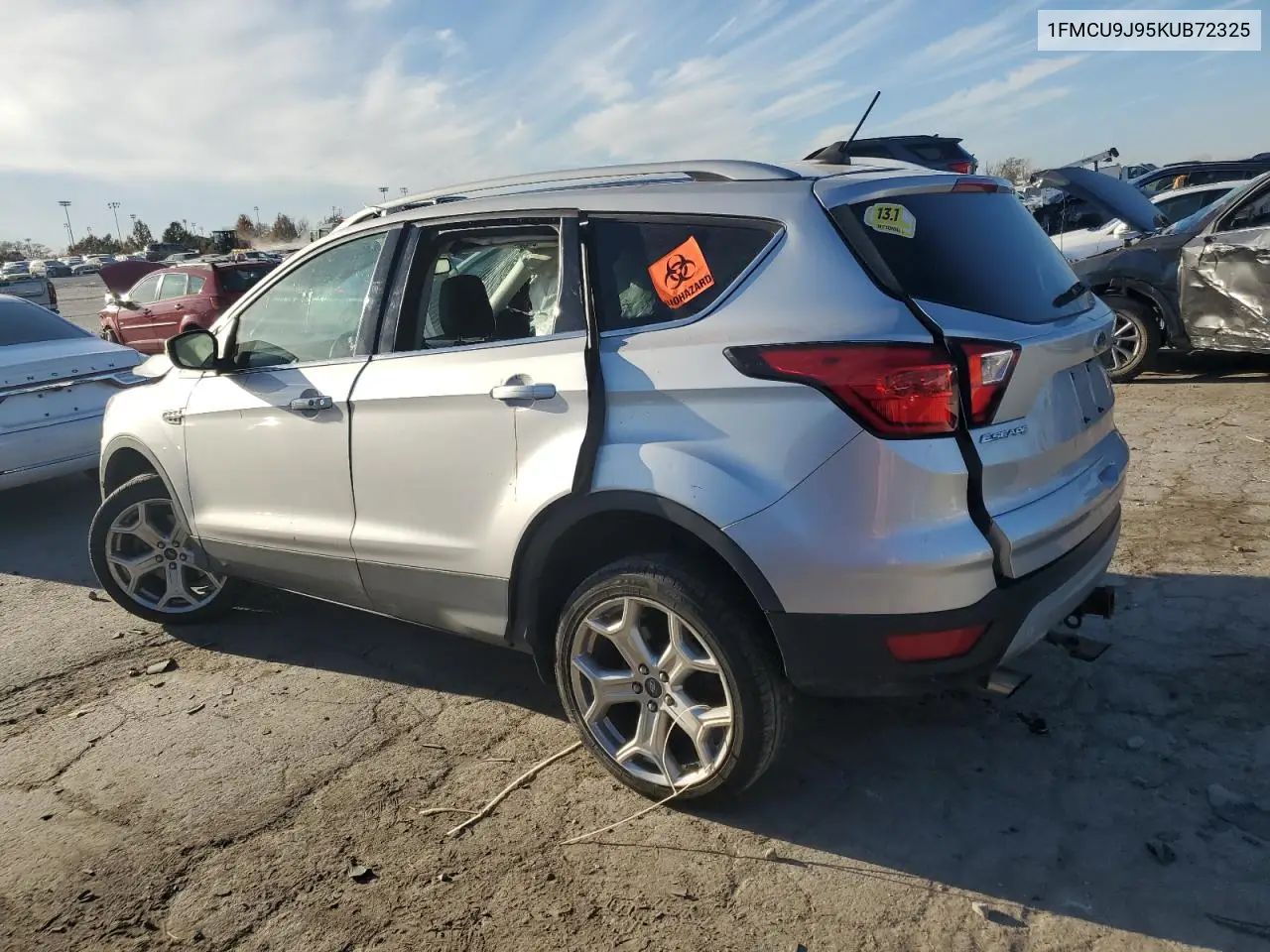 1FMCU9J95KUB72325 2019 Ford Escape Titanium