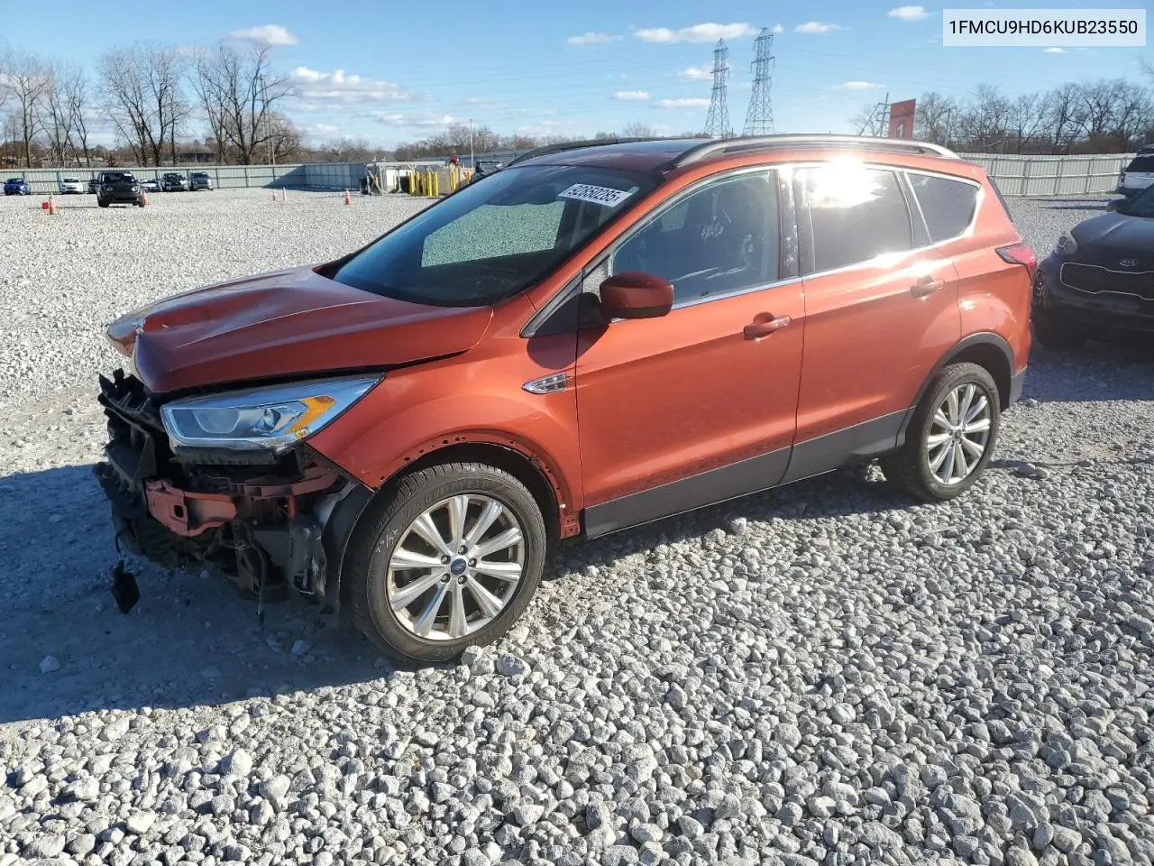 1FMCU9HD6KUB23550 2019 Ford Escape Sel