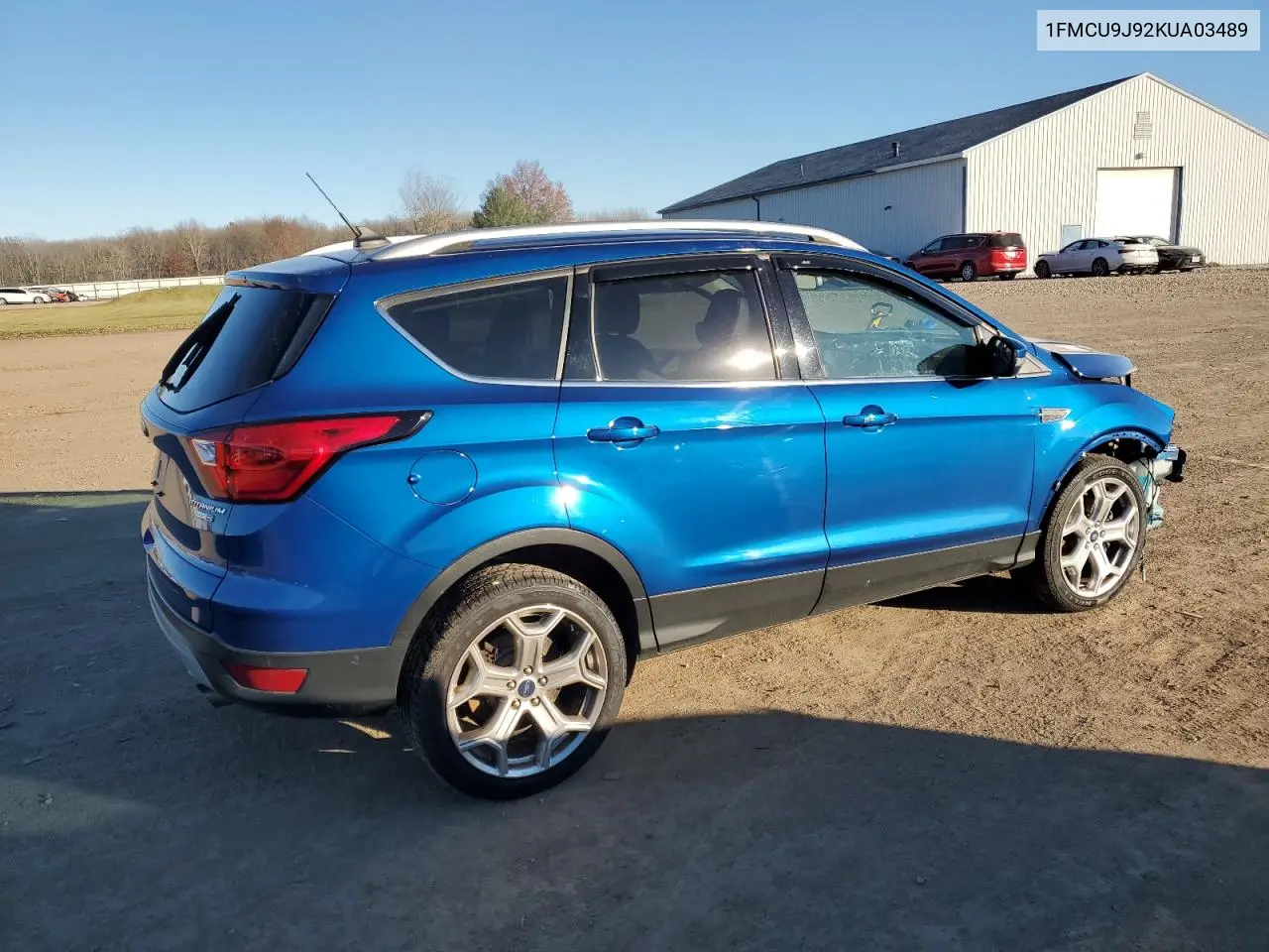 1FMCU9J92KUA03489 2019 Ford Escape Titanium