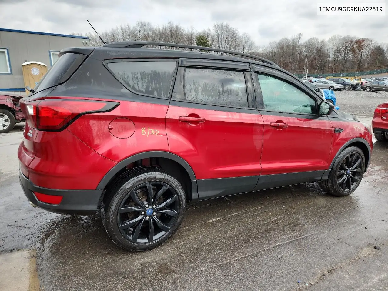 1FMCU9GD9KUA22519 2019 Ford Escape Se