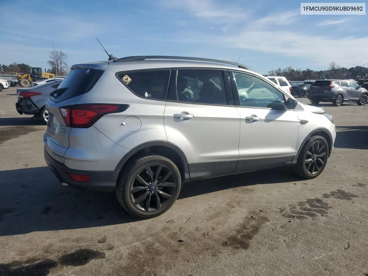 1FMCU9GD9KUB09692 2019 Ford Escape Se