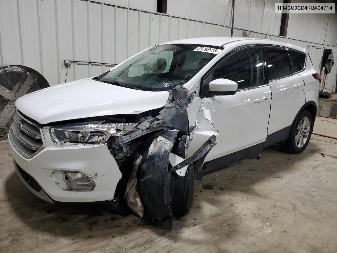 1FMCU9GD4KUA94714 2019 Ford Escape Se