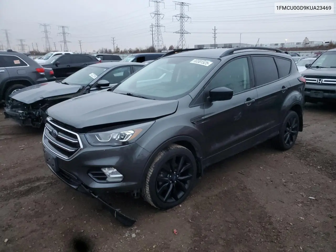 1FMCU0GD9KUA23469 2019 Ford Escape Se