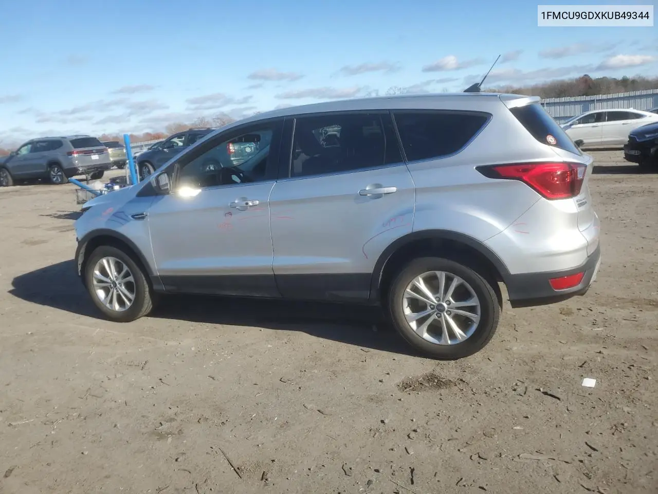 1FMCU9GDXKUB49344 2019 Ford Escape Se