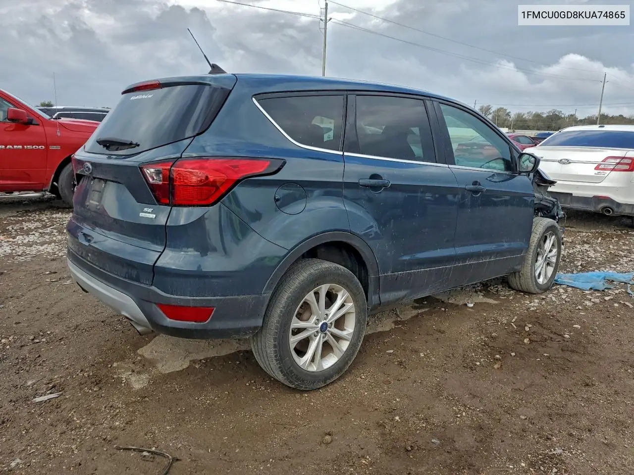 1FMCU0GD8KUA74865 2019 Ford Escape Se