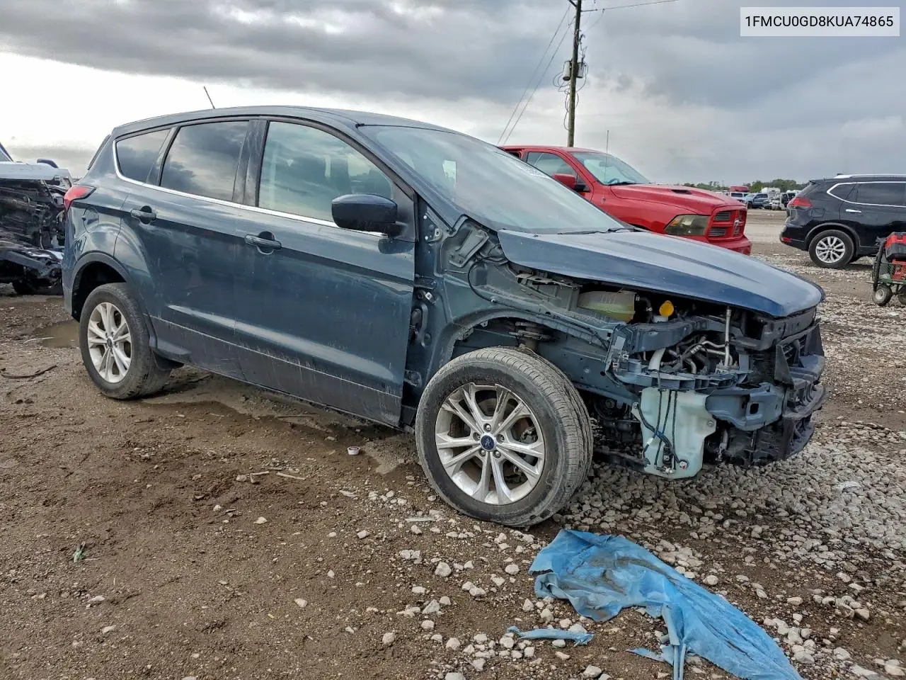 1FMCU0GD8KUA74865 2019 Ford Escape Se
