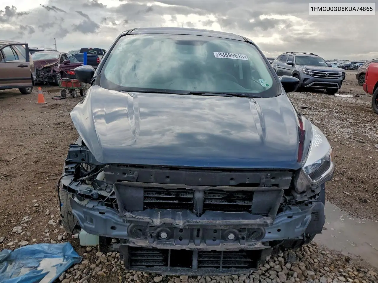1FMCU0GD8KUA74865 2019 Ford Escape Se