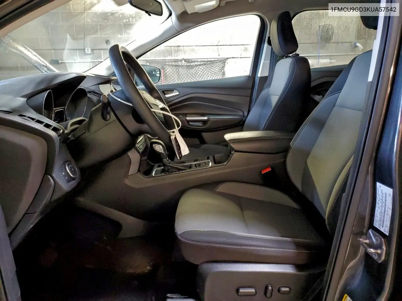 1FMCU9GD3KUA57542 2019 Ford Escape Se