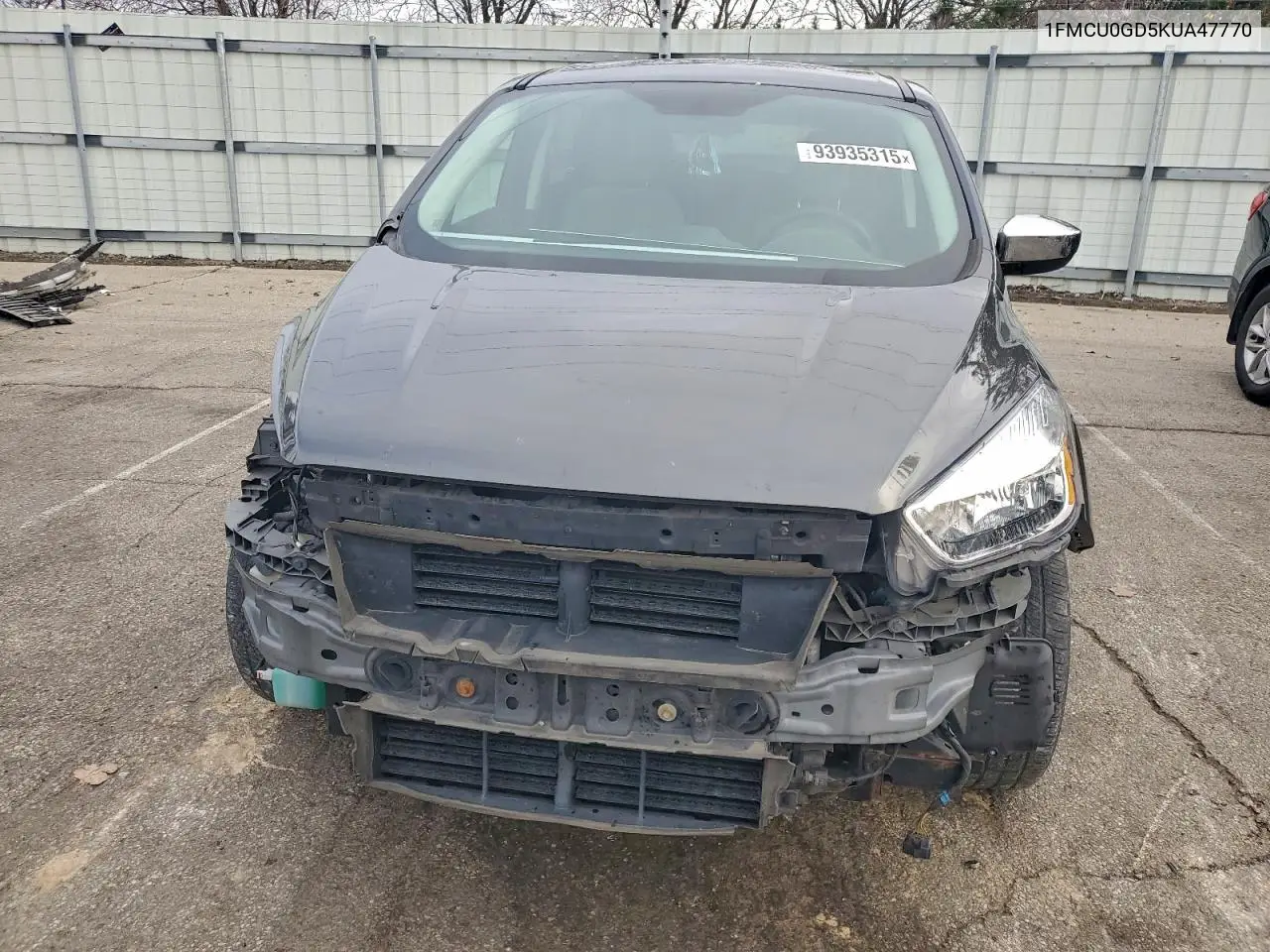1FMCU0GD5KUA47770 2019 Ford Escape Se