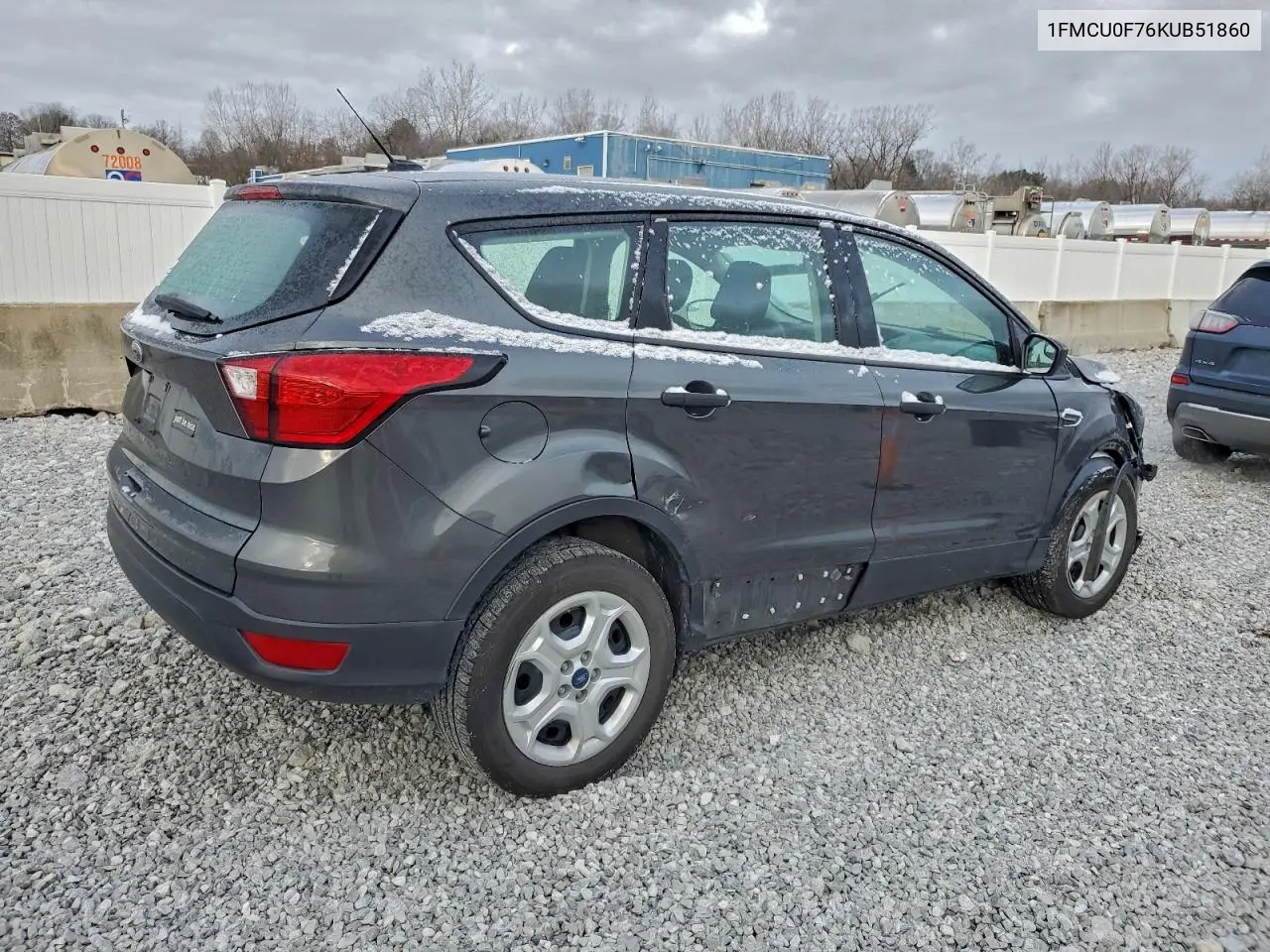 1FMCU0F76KUB51860 2019 Ford Escape S