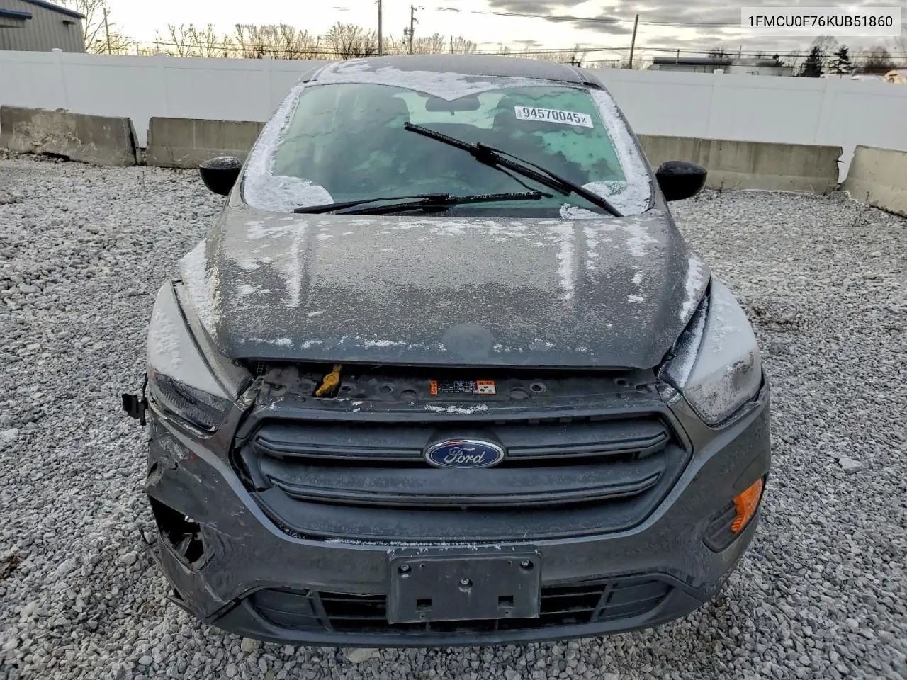 1FMCU0F76KUB51860 2019 Ford Escape S