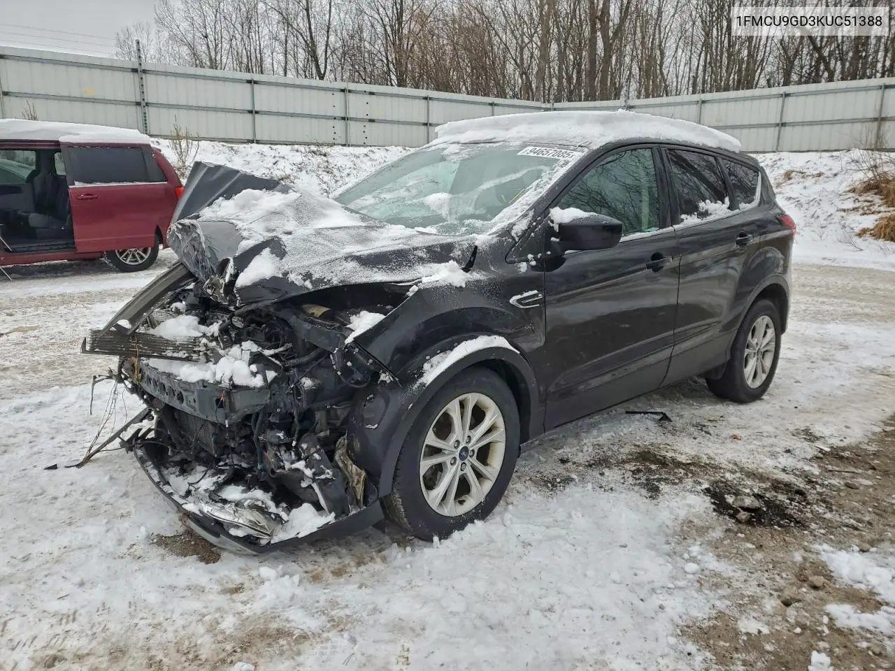 1FMCU9GD3KUC51388 2019 Ford Escape Se