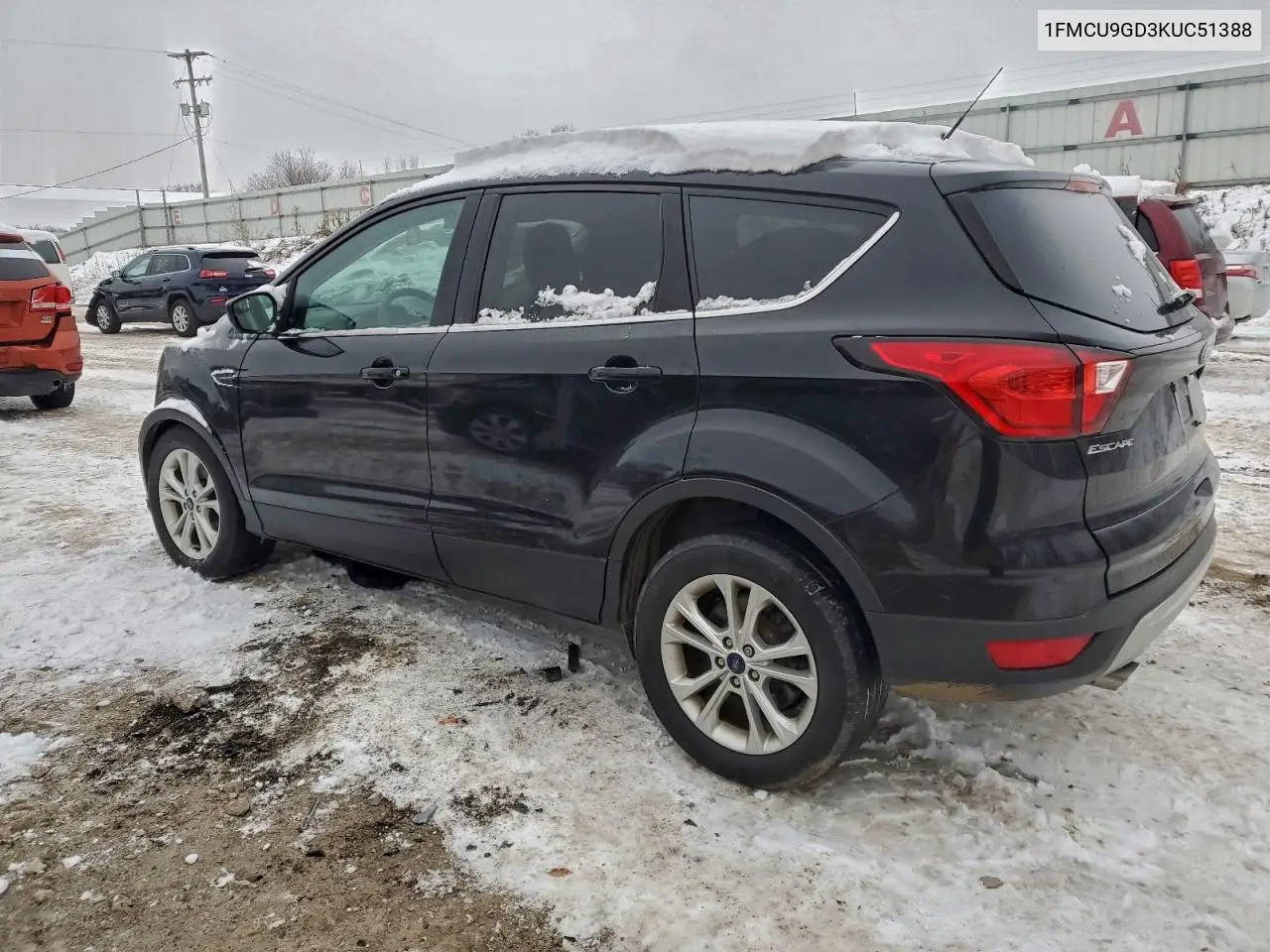 1FMCU9GD3KUC51388 2019 Ford Escape Se