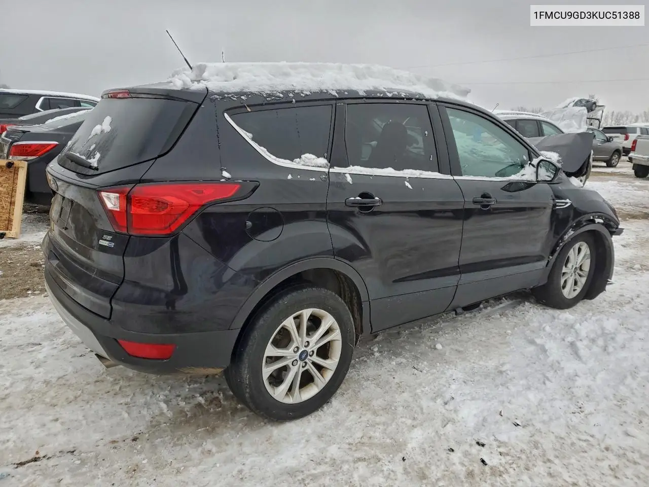 1FMCU9GD3KUC51388 2019 Ford Escape Se