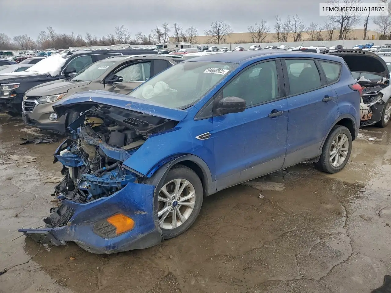 1FMCU0F72KUA18870 2019 Ford Escape S