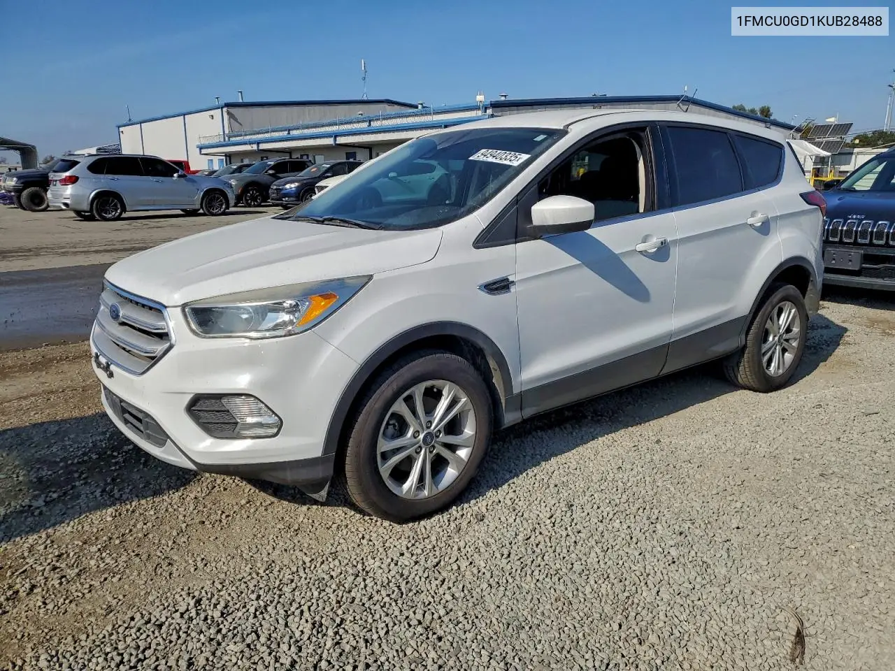 1FMCU0GD1KUB28488 2019 Ford Escape Se