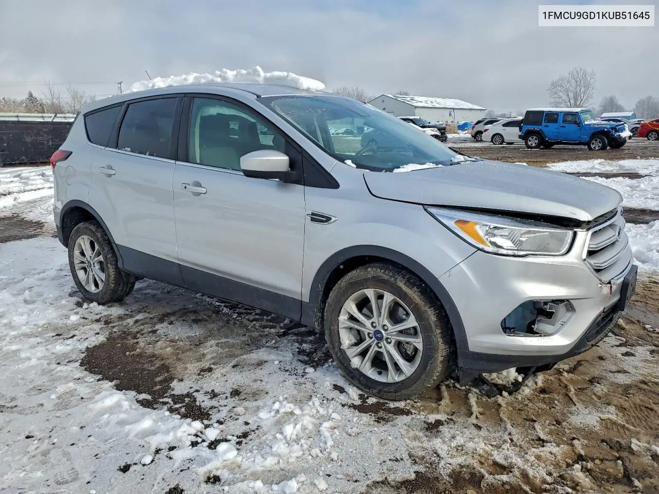 1FMCU9GD1KUB51645 2019 Ford Escape Se