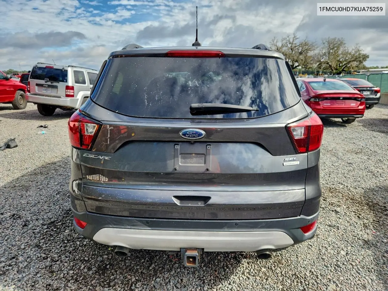 1FMCU0HD7KUA75259 2019 Ford Escape Sel