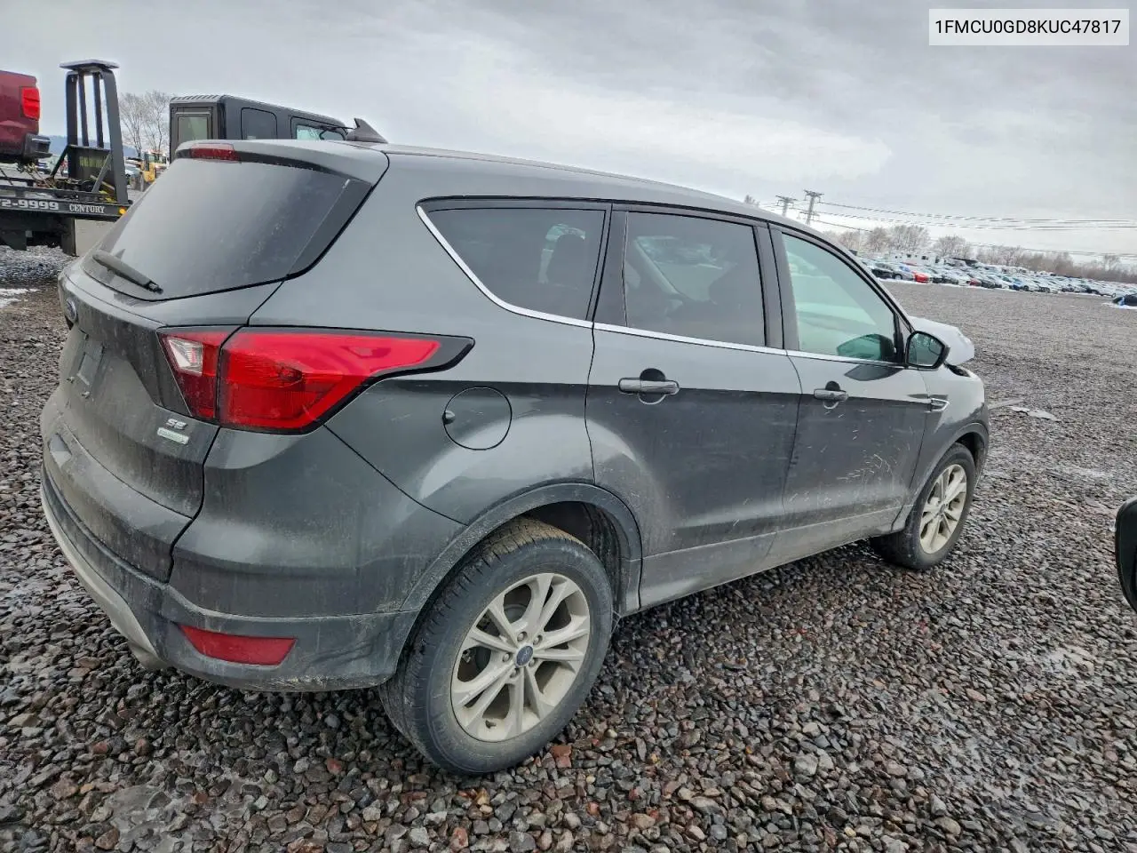 1FMCU0GD8KUC47817 2019 Ford Escape Se