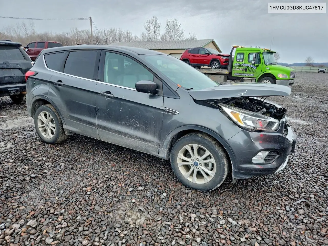 1FMCU0GD8KUC47817 2019 Ford Escape Se