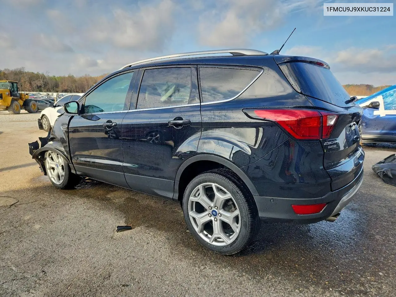 1FMCU9J9XKUC31224 2019 Ford Escape Titanium