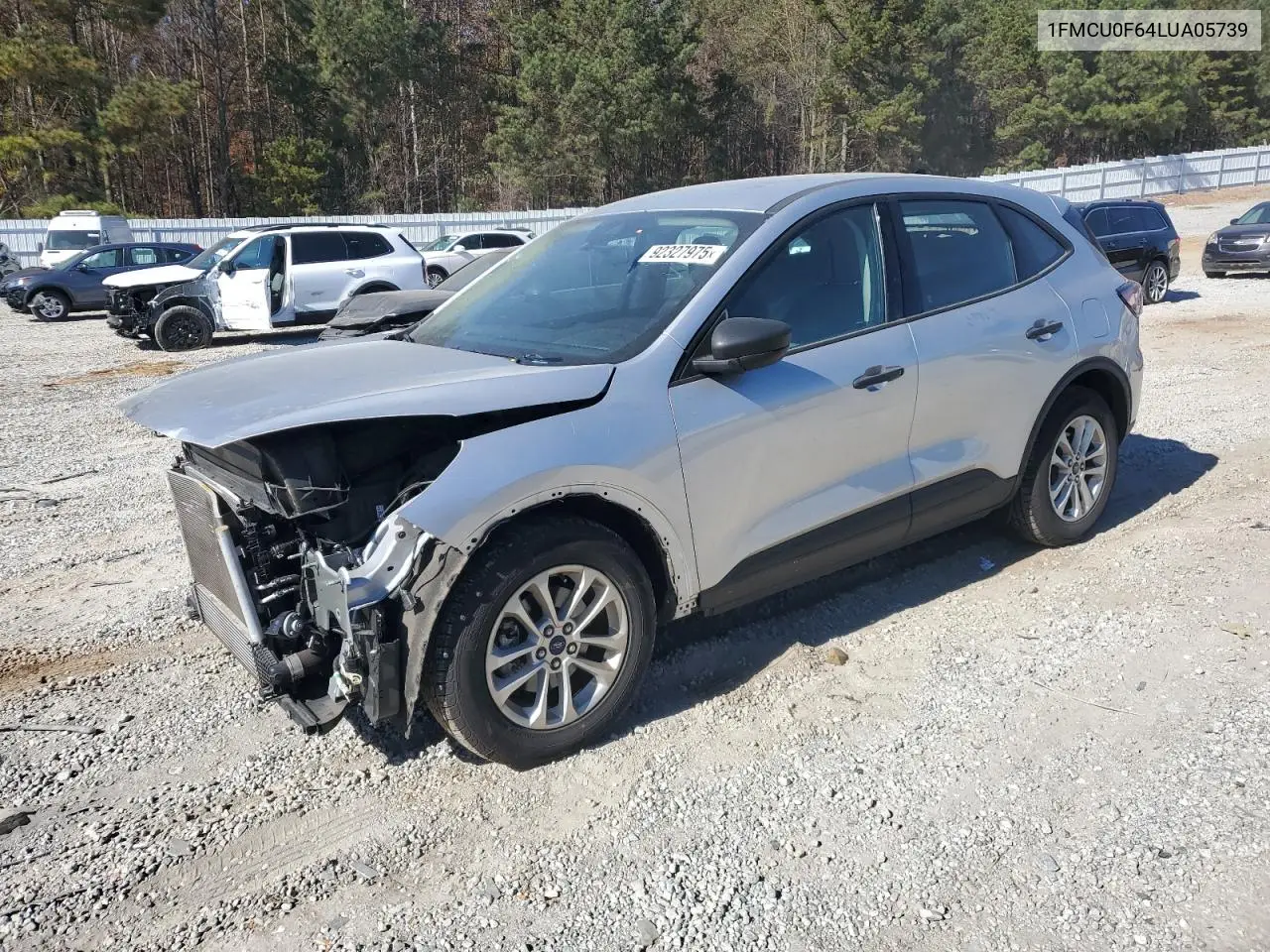 1FMCU0F64LUA05739 2020 Ford Escape S