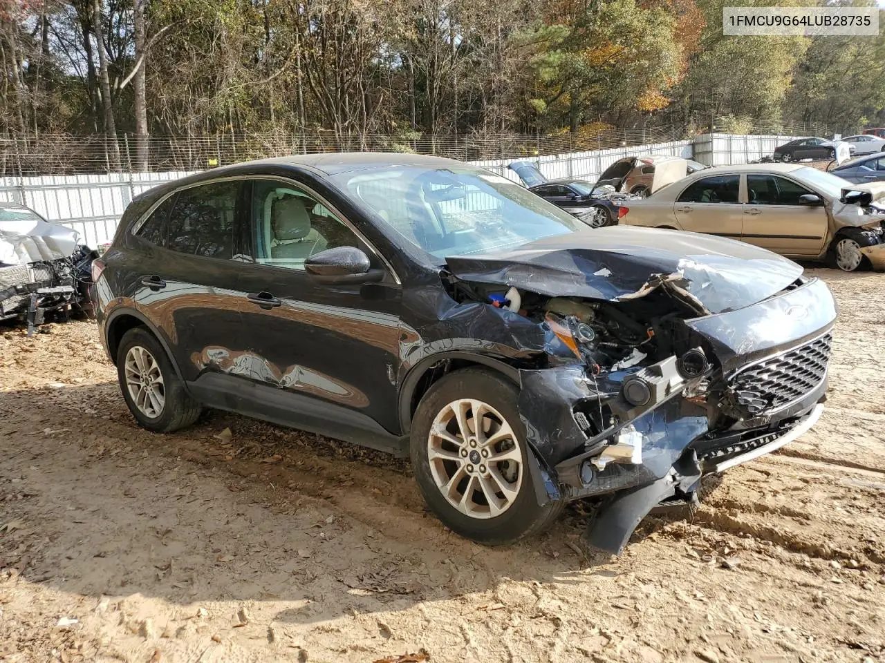 1FMCU9G64LUB28735 2020 Ford Escape Se