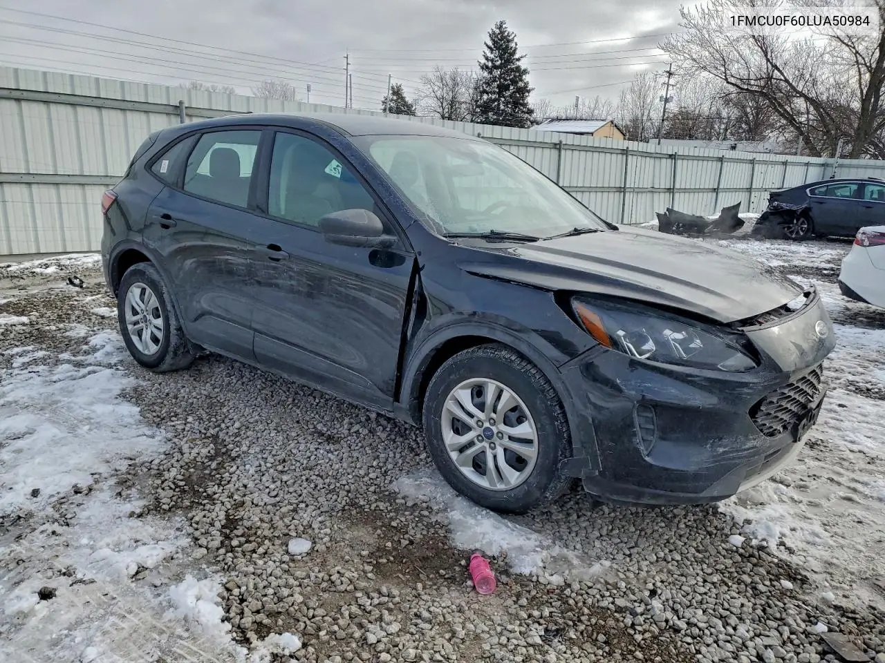 1FMCU0F60LUA50984 2020 Ford Escape S