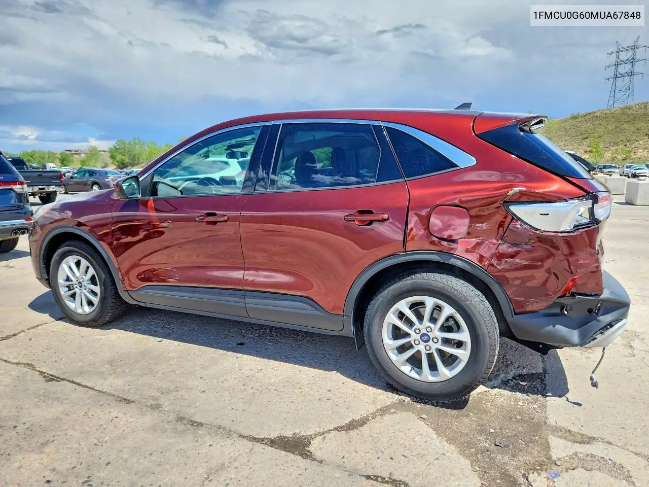 1FMCU0G60MUA67848 2021 Ford Escape Se
